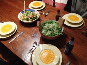 Raw food made by the Rainbow Goddess