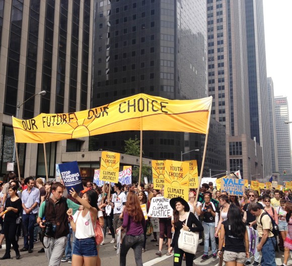 Youth contingent: Our Future Our Choice 